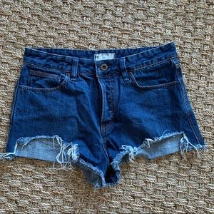 Free People Jean shorts